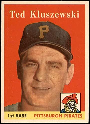 1958 Topps 178 Ted Kluszewski Pittsburgh Pirates (Baseball Kártya) VG/EX+ Kalózok