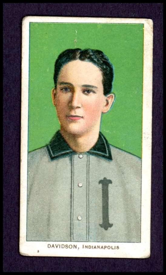 1909 T206 Paul Davidson Amerikai Egyesület - Indianapolis (Baseball Kártya) VG American Association - Indianapolis