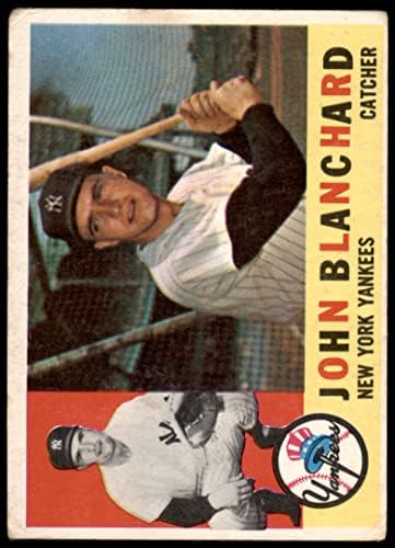 1960 Topps 283 John Blanchard New York Yankees (Baseball Kártya) FAIR Yankees