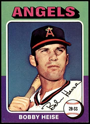 1975 Topps 441 Bob Heise Los Angeles Angels (Baseball Kártya) EX/MT+ Angyalok