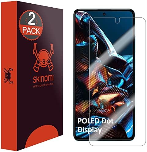 Skinomi képernyővédő fólia Kompatibilis a Xiaomi Poco X5 (2 Csomag) Tiszta TechSkin TPU Anti-Buborék HD Film
