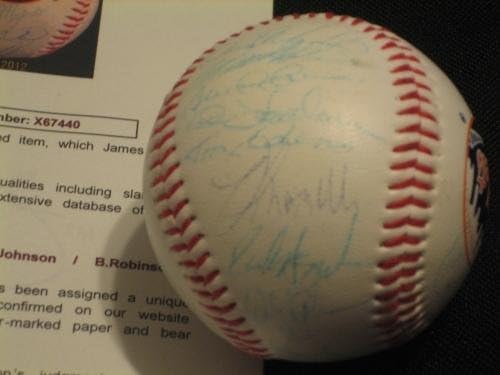 1987 Mets (28) Csapat Aláírt Dedikált Mets Baseball Carter, Hernandez+ Társasággal Loa - Dedikált Baseball
