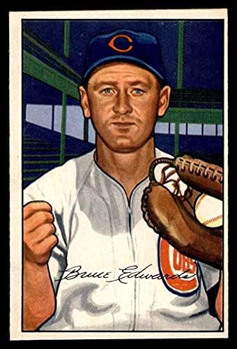 1952 Bowman 88 Bruce Edwards Chicago Cubs (Baseball Kártya) EX Cubs