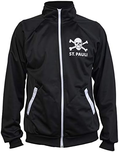 St. Pauli Fekete Ultras Koponya Kult Halálfej Punk Aktivista Kabát Labdarúgó Melegítő Felső