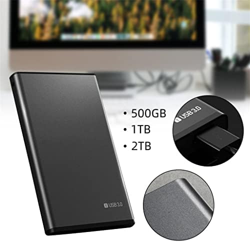 FZZDP 2.5 HDD Mobil Merevlemez USB3.0 Hosszú Mobil Merevlemez-500 GB 1 tb-os 2 tb-os Adattároló Hordozható Külső Merevlemez